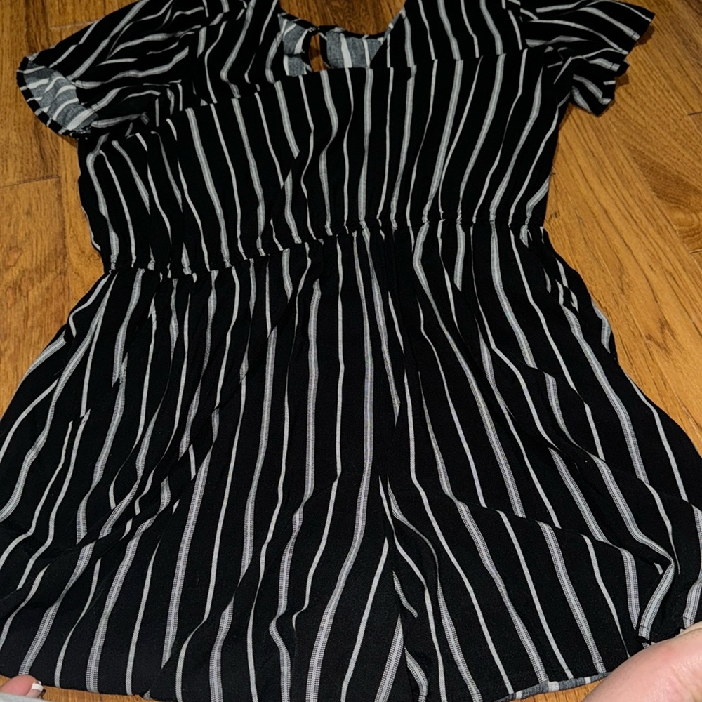 Old Navy Neck Flutter-Sleeve Romper